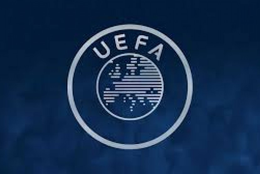 Logo UEFA. UEFA  akan menggelar kompetisi baru bernama Europa Conference League mulai musim 2021/2022.