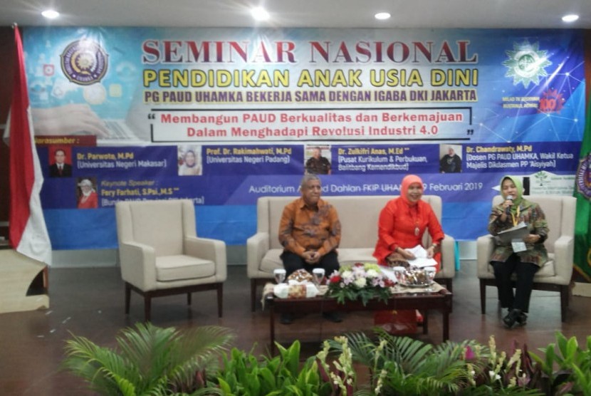 Uhamka menggelar seminar PAUD.