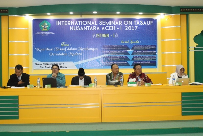 UIN Ar-Raniry Banda Aceh menggelar seminar internasional membahas kontribusi tasawuf bagi peradaban. 