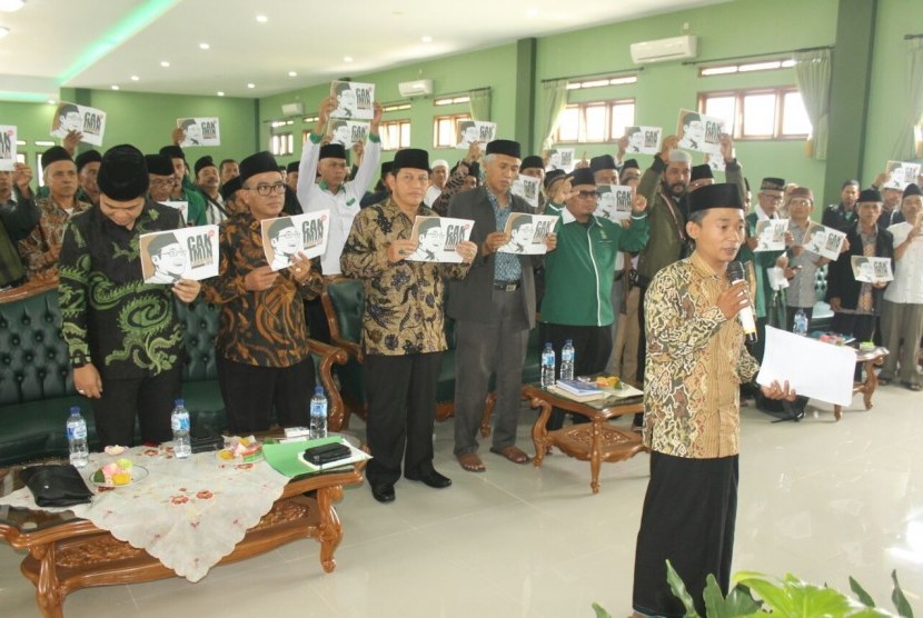 Para Ulama dan kiai se-Tasikmalaya mendeklarasikan dukungan kepada Muhaimin Iskandar sebagai cawapres di Pilpres 2019. (ilustrasi)
