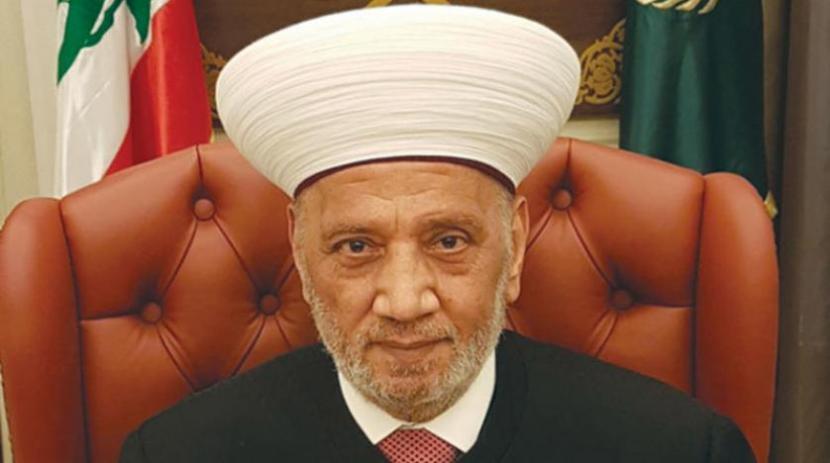 Ulama Muslim Sunni senior Lebanon Mufti Besar Sheikh Abdul Latif Derian. Lebanon Memilih Mufti Sunni untuk Pertama Kalinya dalam 40 Tahun