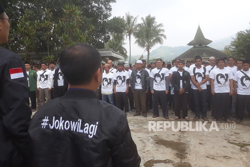Ulama yang tergabung pada lembaga solidaritas ulama muda Jokowi (Samawi)  