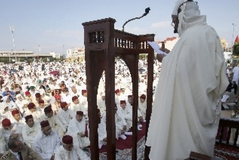 Umat Muslim di Maroko (ilustrasi)