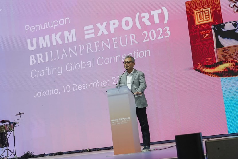 UMKM EXPO(RT) BRILIANPRENEUR 2023 yang sebelumnya dibuka oleh Presiden RI Joko Widodo pada Kamis (07/12) lalu, resmi ditutup pada Ahad (10/12) oleh Direktur Utama BRI Sunarso.