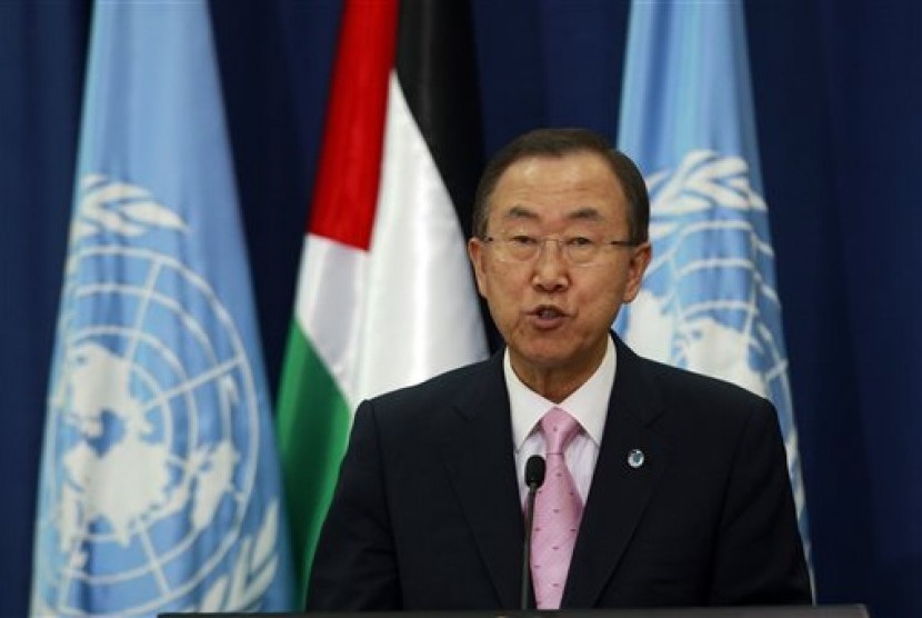 UN Secretary General Ban Ki-moon on Thursday, Aug. 22, 2013, called on the Syrian government to allow a U.N. team now in Damascus to swiftly investigate an alleged chemical weapon attack outside the capital that killed at least 100 people. (file photo)