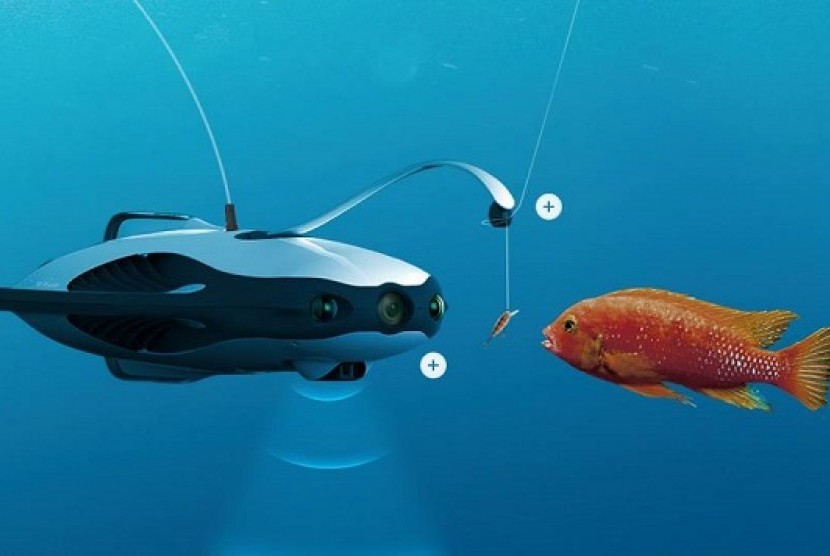 Underwater drone.