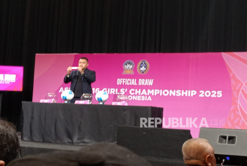 Undian ASEAN U-16 Girls Championship 2025 di Jakarta, Senin (21/7/2025). 