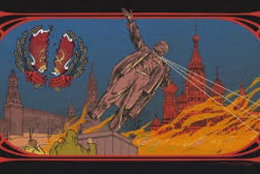 Uni Sovyet Bubar terpecah menjadi 15 negara.
