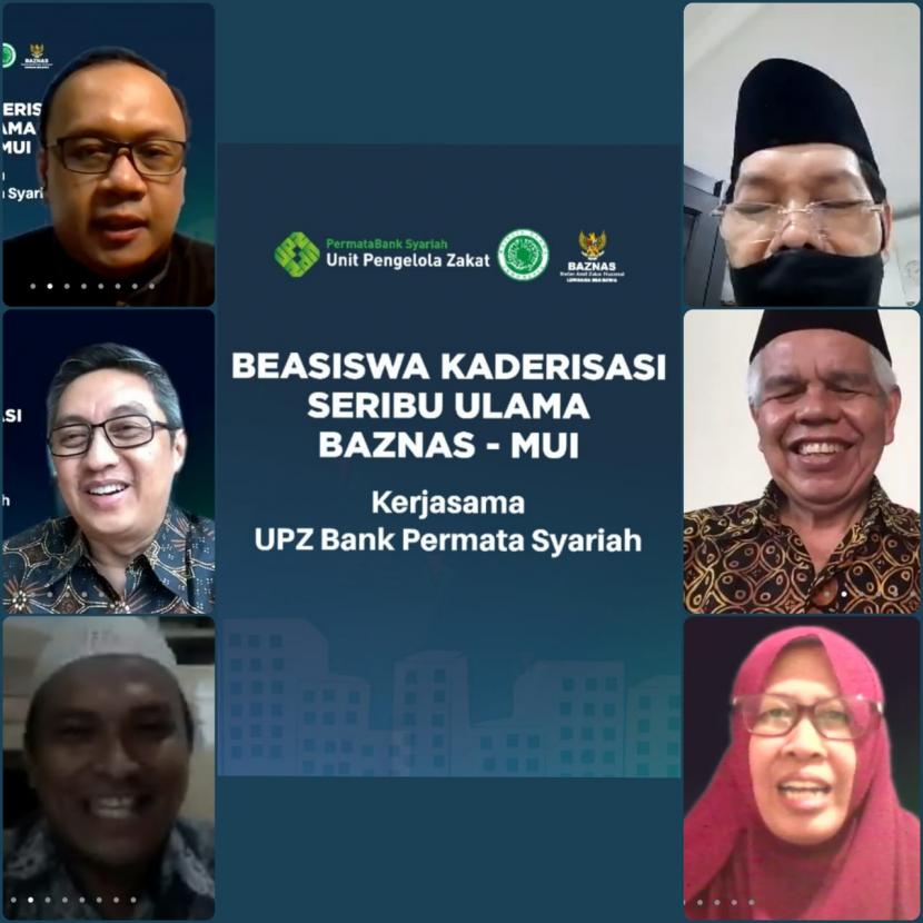 Unit Pengelola Zakat (UPZ) Bank Permata Syariah bekerjasama dengan Majelis Ulama Indonesia (MUI) dan BAZNAS menyalurkan bantuan beasiswa pasca sarjana melalui program beasiswa Kaderisasi Seribu Ulama (KSU).