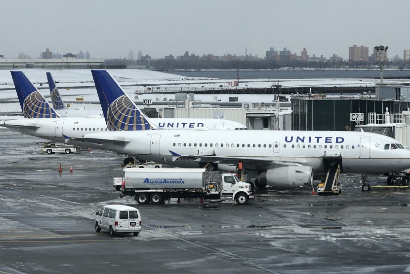 United Airlines, salah satu maskapai penerbangan asal Amerika Serikat (AS).