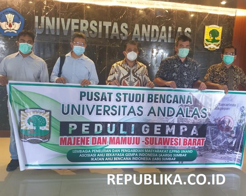 Universitas Andalas mengirim Tim Pusat Studi Bencana (PSB) Unand ke Mamuju, Sulawesi Barat untuk melakukan Studi Investigasi Dampak Bencana Gempa 2021 di Mamuju-Majene, Provinsi Sulawesi Barat