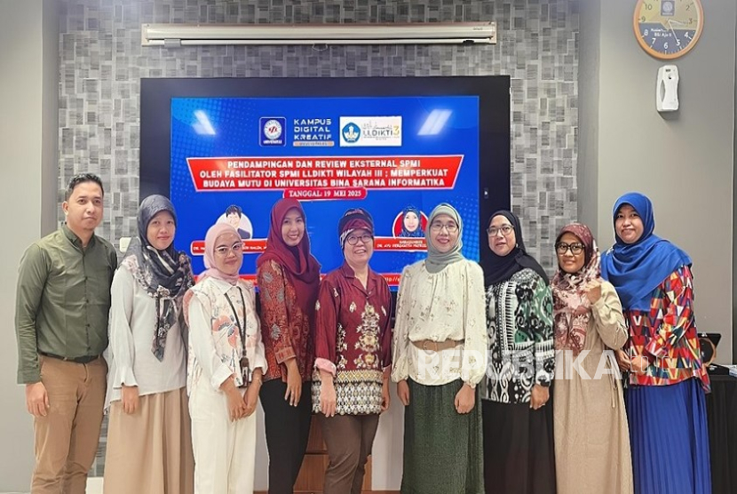  Universitas Bina Sarana Informatika (UBSI) menggelar kegiatan bertajuk Pendampingan dan Review Eksternal Sistem Penjaminan Mutu Internal (SPMI).