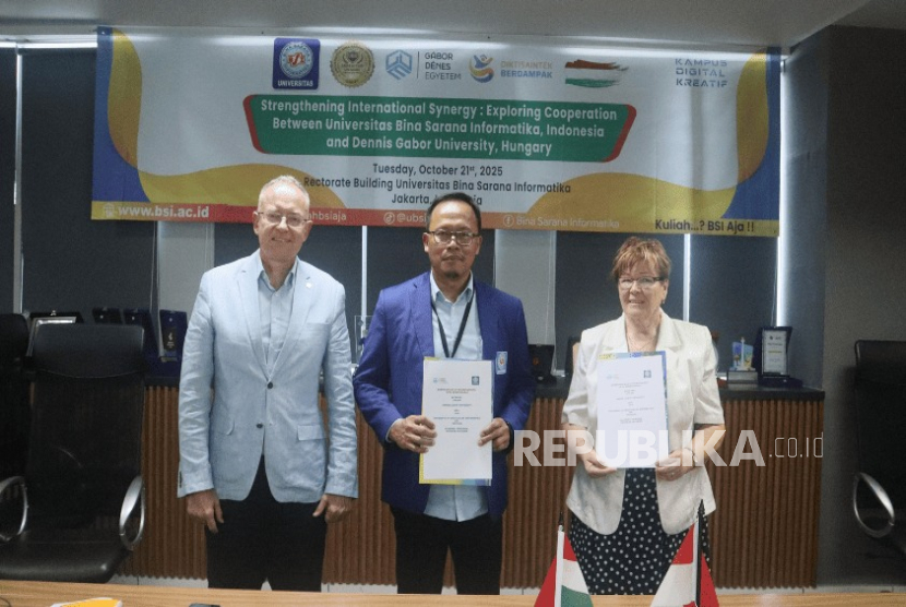UBSI Teken MoU dengan Dennis Gabor University, Hungaria