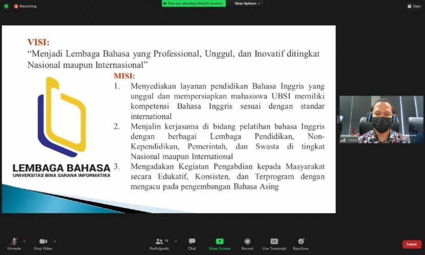 Universitas BSI akan membuat program WWE (Wednesday with English). Program kerja ini difokuskan agar dalam sehari, seluruh stakeholder dan staf Universitas BSI wajib untuk berbicara menggunakan Bahasa Inggris.