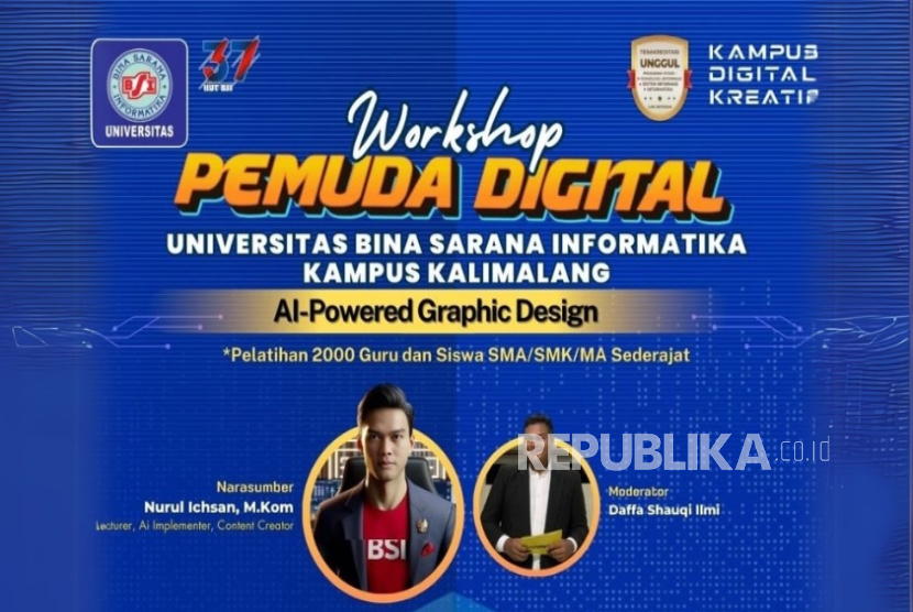 Universitas BSI (Bina Sarana Informatika) kampus Kalimalang akan menggelar workshop bertema 