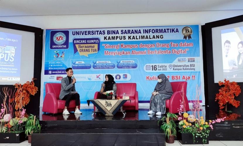 Universitas BSI (Bina Sarana Informatika) kampus Kalimalang, akan menyelenggarakan Bincang Kampus bersama Orang Tua (BKOT), pada Sabtu (26/8/2023) di aula Universitas BSI kampus Kalimalang, Jakarta Timur.