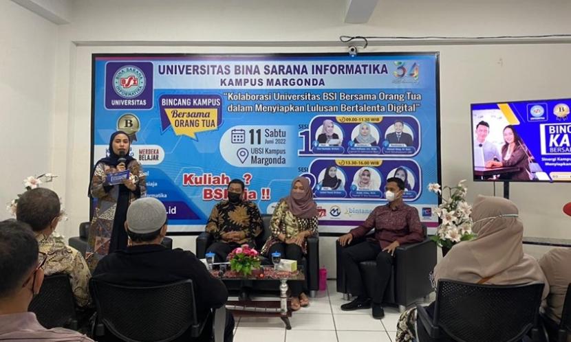 Universitas BSI (Bina Sarana Informatika) Kampus Margonda akan menyelenggarakan BKOT (Bincang Kampus Bersama Orang Tua).