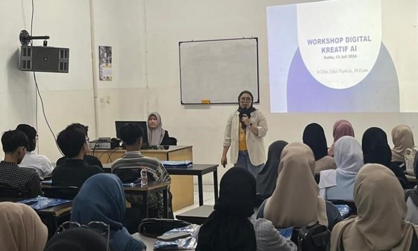 Universitas BSI (Bina Sarana Informatika) Kampus Tasikmalaya telah berhasil mempersembahkan Workshop Digital Kreatif AI bagi calon mahasiswa baru tahun ajaran 2024/2025 pada Sabtu, 13 Juli 2024.