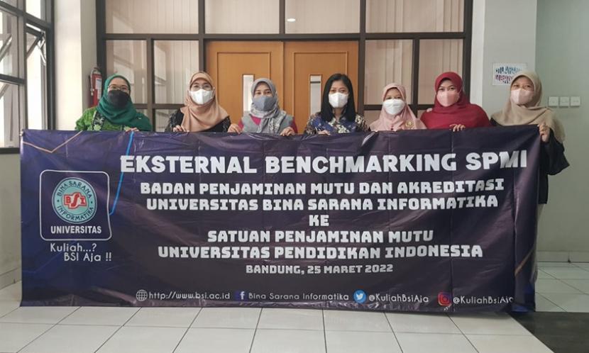  Universitas BSI (Bina Sarana Informatika) melakukan studi banding ke satuan penjaminan mutu Universitas Pendidikan Indonesia (UPI) Bandung.