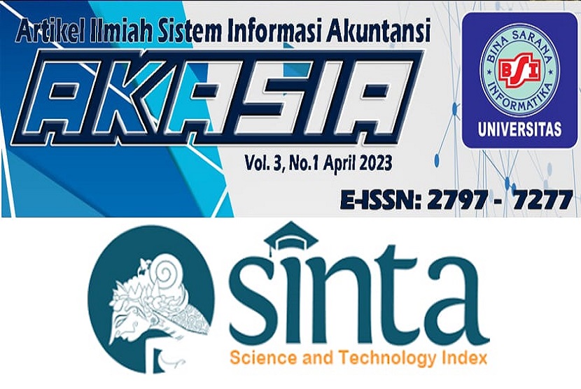 Universitas BSI (Bina Sarana Informatika) mengumumkan peran aktifnya dalam upaya peningkatan mutu kelola jurnal ilmiah menuju akreditasi jurnal ilmiah AKASIA (Artikel Ilmiah Sistem Informasi Akuntansi).