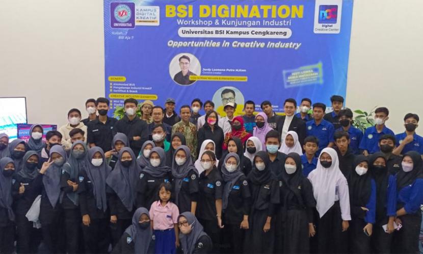 Universitas BSI (Bina Sarana Informatika) sebagai Kampus Digital Kreatif terus berkomitmen menciptakan SDM bertalenta digital.