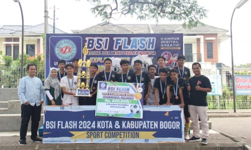 Universitas BSI (Bina Sarana Informatika) sebagai Kampus Digital Kreatif sukses menyelenggarakan kegiatan BSI FLASH (Festival dan Liga Antar Sekolah) 2024 Bogor.