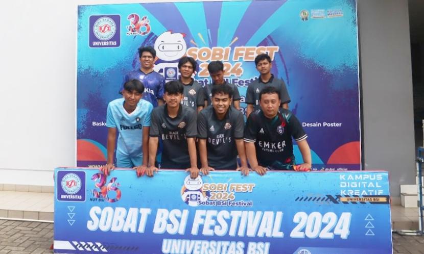 Universitas BSI (Bina Sarana Informatika) sebagai Kampus Digital Kreatif sukses menyelenggarakan Futsal Competition Sobat BSI Festival (Sobi Fest) Universitas BSI, Senin (5/2/2024), berlokasi di Sport Center Universitas BSI kampus Bekasi,  Jalan Cut Mutia No 88, Sepanjang Jaya, Rawalumbu, Bekasi, Jawa Barat. 