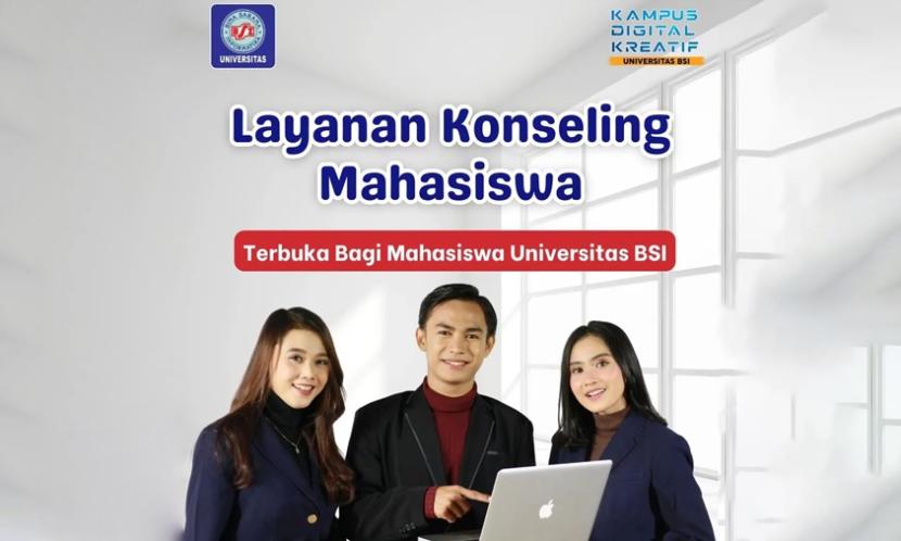 Universitas BSI (Bina Sarana Informatika) sebagai Kampus Digital Kreatif dengan bangga mengumumkan pembukaan layanan konseling bagi mahasiswa, sebagai bagian dari upaya untuk mendukung kesejahteraan dan perkembangan pribadi.