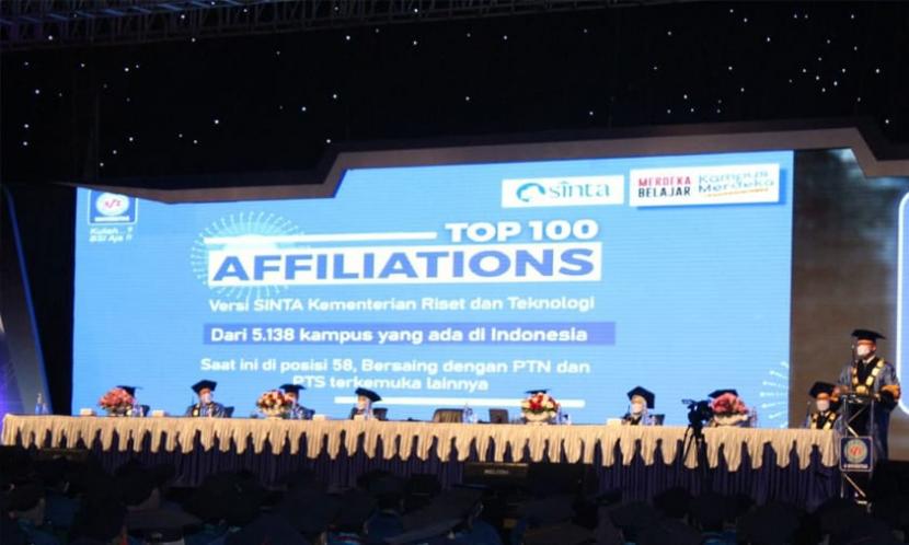 Universitas BSI mendapatkan top 100 Affiliasi Sinta secara Nasional, namun di LLDikti wilayah III Jakarta masuk 10 besar. 