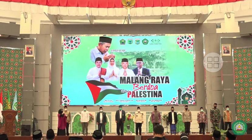 Universitas Islam Malang (Unisma) menggelar doa bersama dan penggalangan donasi untuk Palestina secara luring dan daring, Selasa (15/6). 