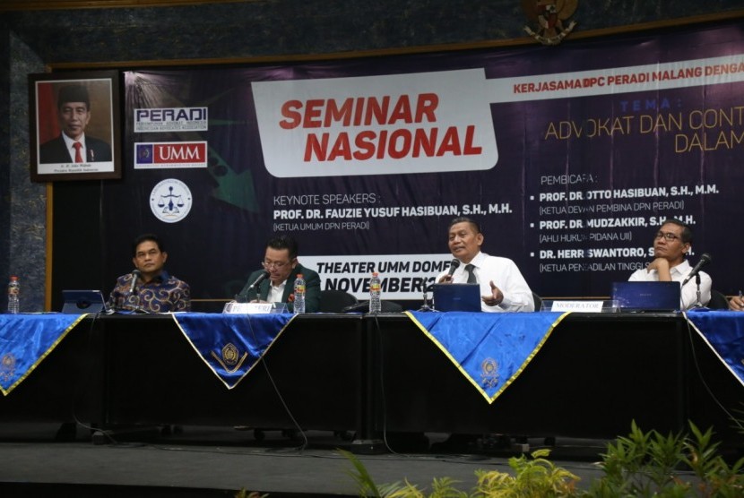 Universitas Muhammadiyah Malang (UMM) belum lama ini membahas perihal advokat dan Contempt of Court dalam RUU KUHP. 