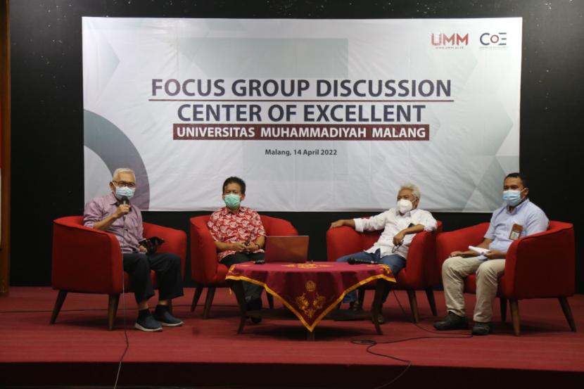 Universitas Muhammadiyah Malang (UMM) mengadakan forum diskusi tentang Centre of Excellence (CoE) di Malang, beberapa waktu lalu