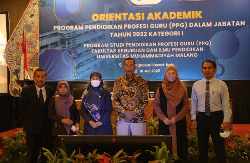 Universitas Muhammadiyah Malang (UMM) mengadakan orientasi akademik PPG UMM, Senin (18/7/2022). 