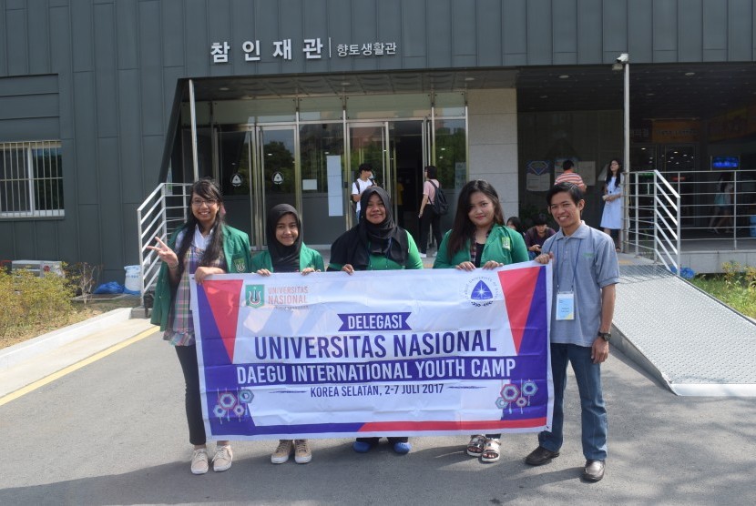 Universitas Nasional (Unas) mengrimkan duta budaya dan kerja sama yang terdiri dari unsur mahasiswa dan dosen untuk mengikuti Daegu International Youth Camp 2017. 