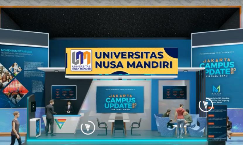 Universitas Nusa Mandiiri (UNM) hadir di Jakarta Campus Update 2021 yang diigelar secara virtual 25-27 Juni 2021.