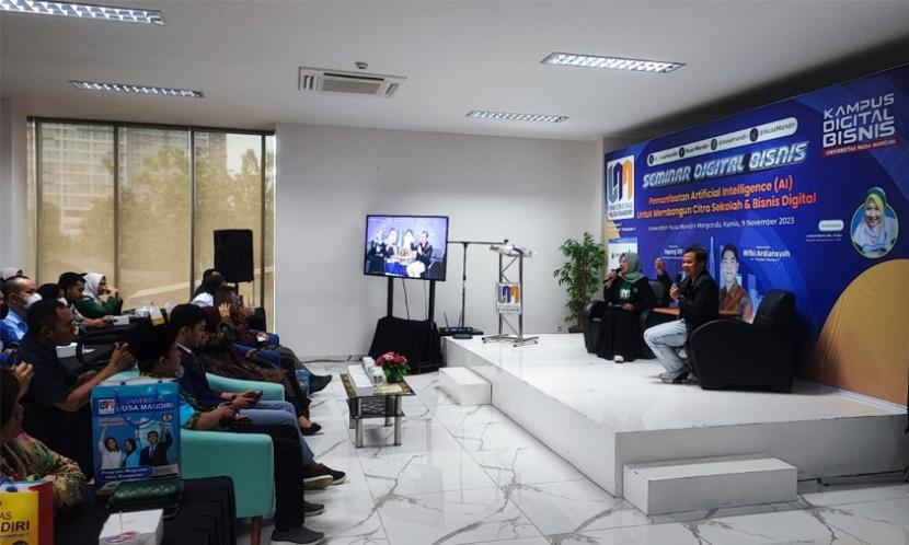 Universitas Nusa Mandiri (UNM) akan kembali menjadi tuan rumah Seminar Digital Bisnis (SDB) Batch ke-2, di Universitas Nusa Mandiri kampus Margonda.