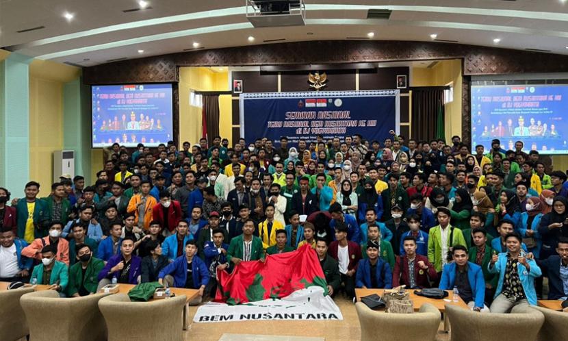 Universitas Nusa Mandiri (UNM) mengirimkan mahasiswa BEM (Badan Eksekutif Mahasiswa), sebagai delegasi kampus untuk mengikuti kegiatan Temu Nasional BEM Nusantara Ke-XIII pada Senin sampai Kamis, 9-6 Juni 2022 di Yogyakarta.