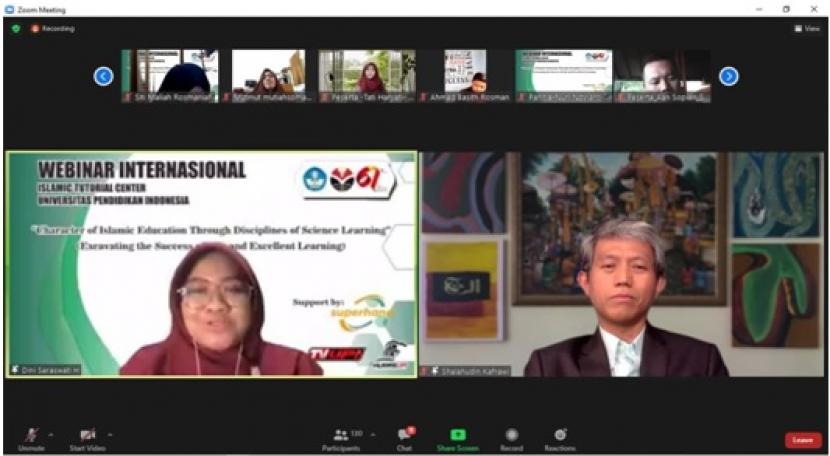 Universitas Pendidikan Indonesia gelar Webinar Internasional dengan menggandeng Aplikasi Muslim Superhand. Webinar ini diselenggarakan secara daring pada hari Jumat, 29 Oktober 2021, dengan tema
