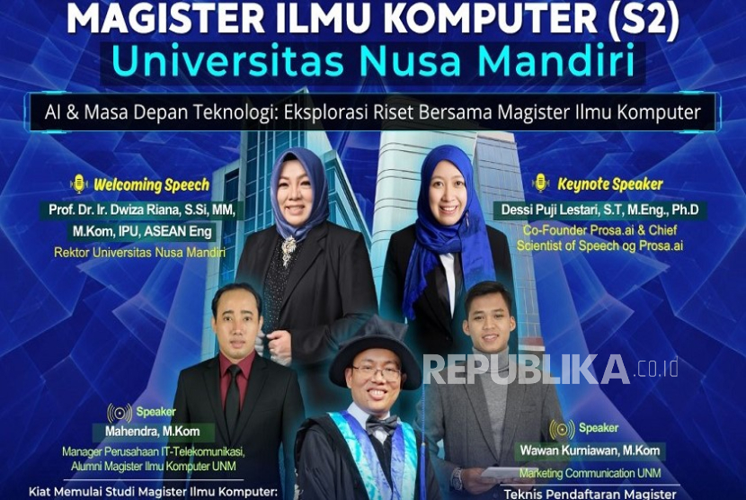 UNM pada Sabtu (28/6/2025) mendatang menyelenggarakan open house bagi yang tertarik mendalami dunia AI. 