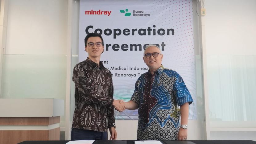 Untuk mendukung pendistribusian laparoskopi, PT Itama Ranoraya Tbk (IRRA) mengikat persetujuan kerja sama  dengan PT Mindray Medical Indonesia (Mindray Indonesia)