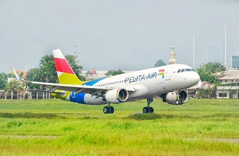 Pelita Air membuka penerbangan perdana rute Jakarta-Yogyakarta di Yogyakarta International Airport (YIA), Senin (20/6). Rute ini dibuka setelah rute Jakarta-Denpasar dibuka sebelumnya.