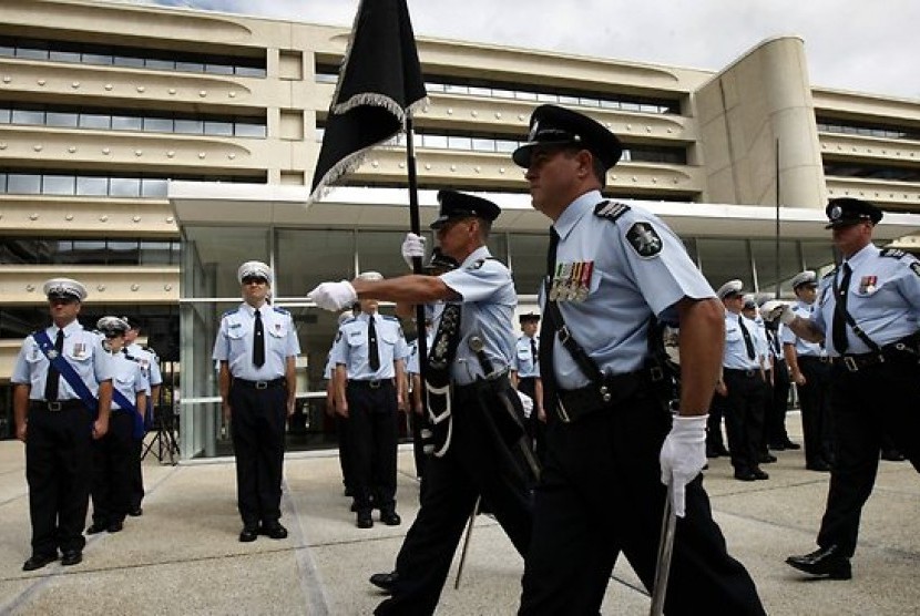 Upacara Polisi Federal Australia (AFP).