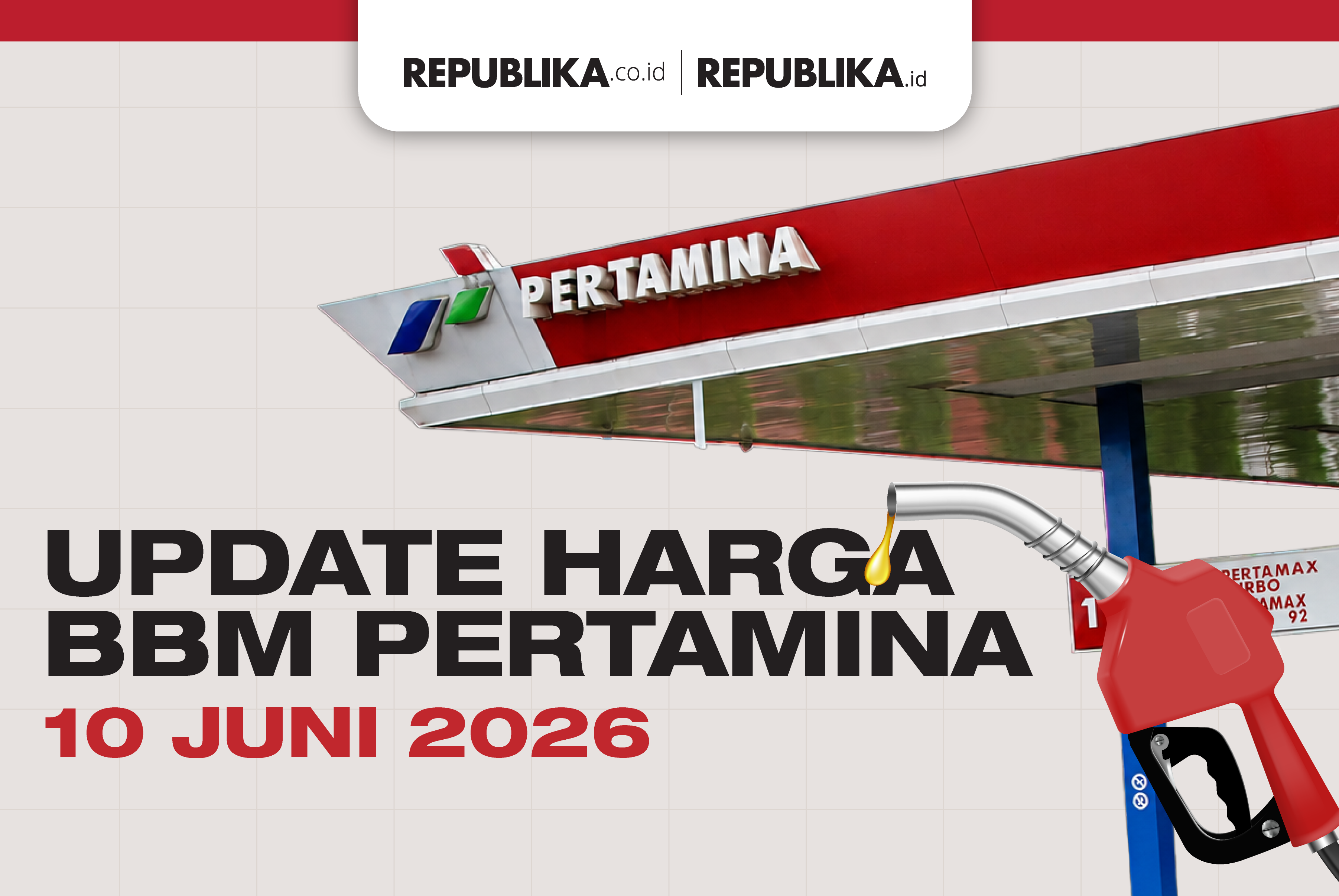 Update harga BBM Pertamina.