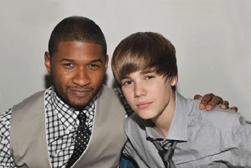 Usher dan Justin Bieber