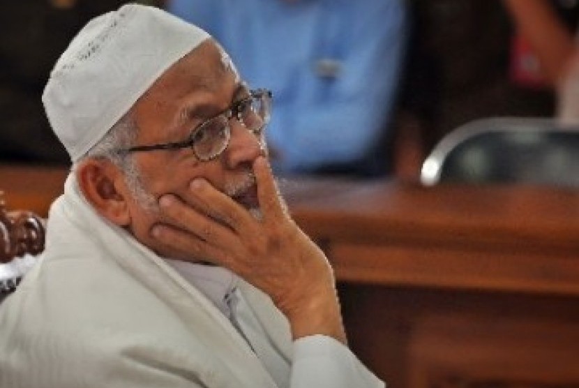South Jakarta District Court judge sentenced cleric Abu Bakar Ba'asyir to 15 years in prison in 2011.
