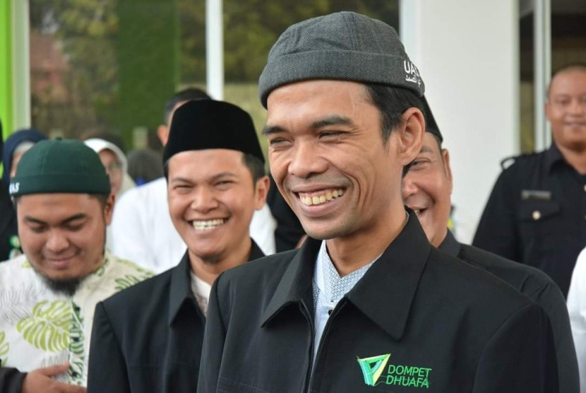 Ustaz Abdul Somad (UAS) di Zona Madina Dompet Dhuafa, Parung, Bogor.