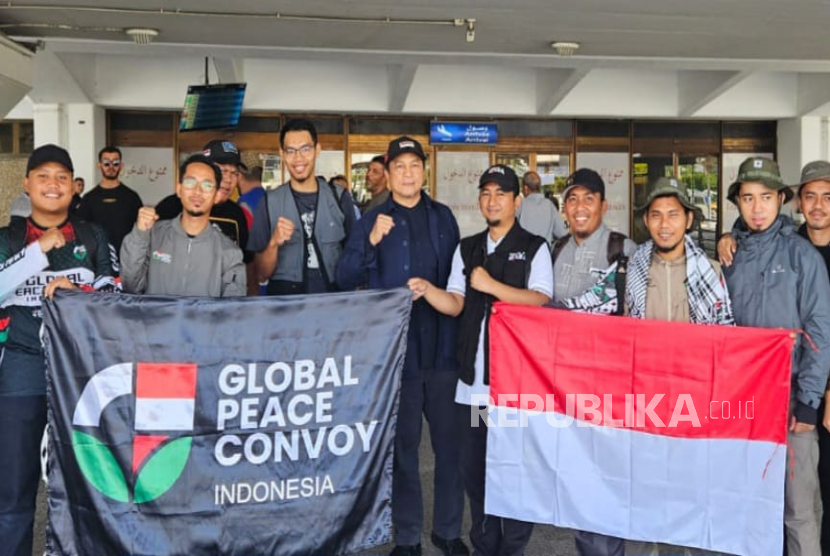 Ustaz Bachtiar Nasir (UBN) di Tunis, Tunisia, turut menyampaikan dukungan untuk tim Global Peace Convoy Indonesia yang akan ikut berupaya menembus blokade Israel di Jalur Gaza, Palestina, Senin (8/9/2025).