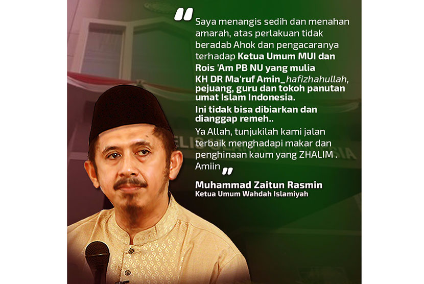 Ustaz Muhammad Zaitun Rasmin, ketua Umum Wahdah Islamiyah 