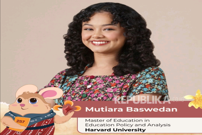 Putri calon presiden (capres) 2024 dan Gubernur DKI Jakarta periode 2017-2022, Anies Rasyid Baswedan, Mutiara Annisa Baswedan diterima di Universitas Harvard. 