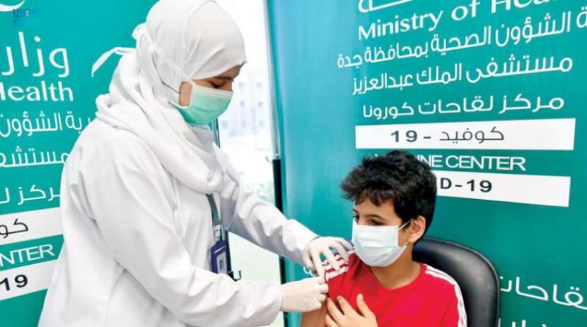 Vaksinasi di Arab Saudi
